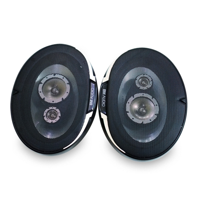Автомобильные колонки Boschmann XR-9836, 15х23см, 500 Вт, 4х полосные, овальные фото - 3