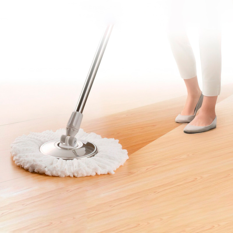 Швабра з відром Spin MOP 360 з турбо-віджимом, телескопічна ручка, різні кольори фото - 7