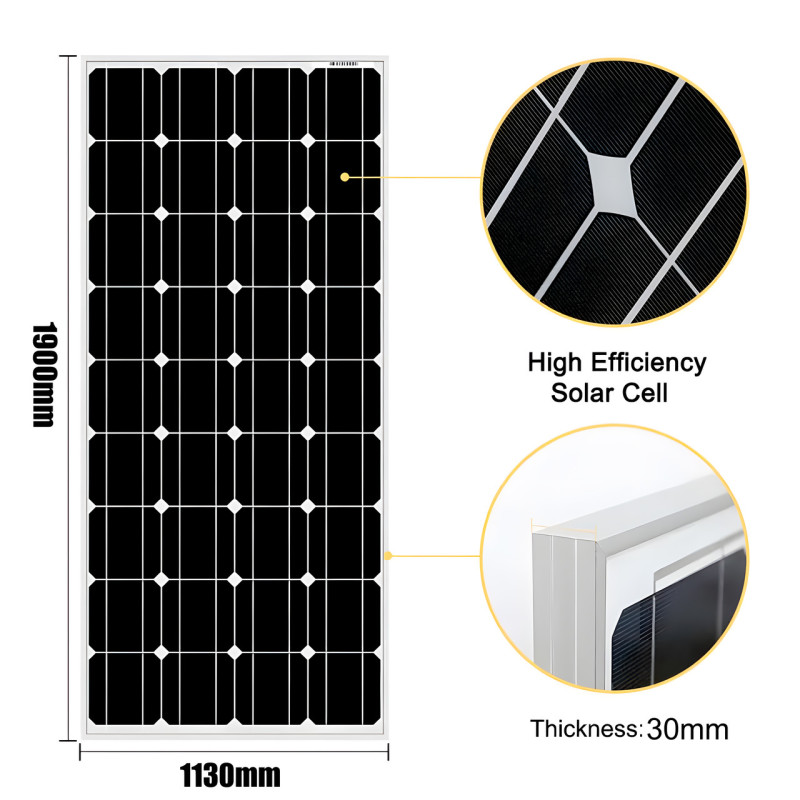 Солнечная панель UKC SA-450, 41.97V, 450W 190*113*3 фото - 3