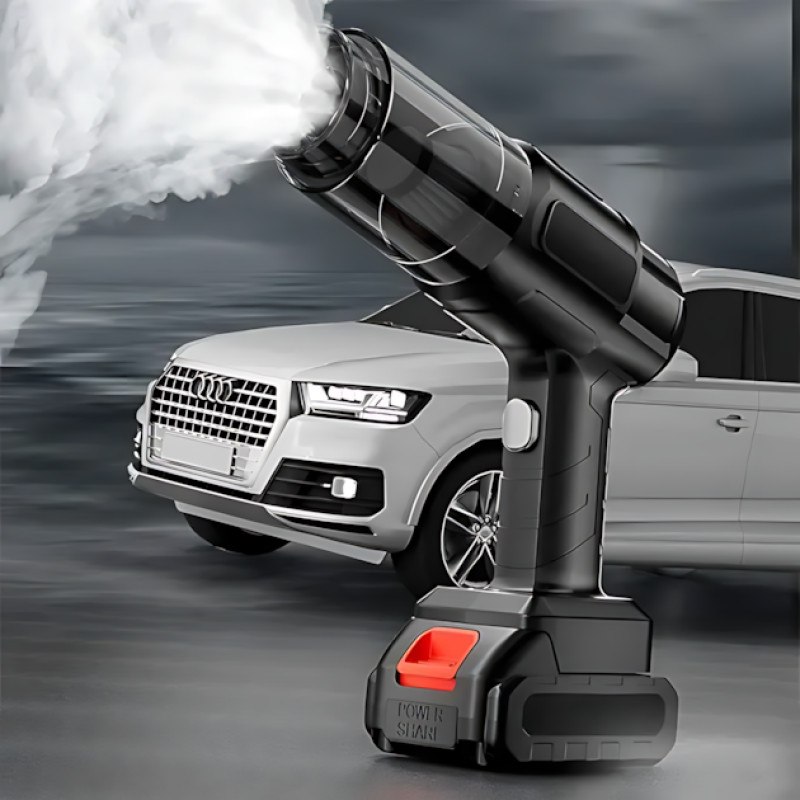 Беспроводной автомобильный ручной пылесос с насадками и аккумулятором Dust Collector AND904 фото - 3