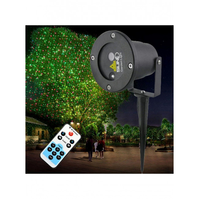 Уличный проектор с пультом Star Shower light laser металлический корпус