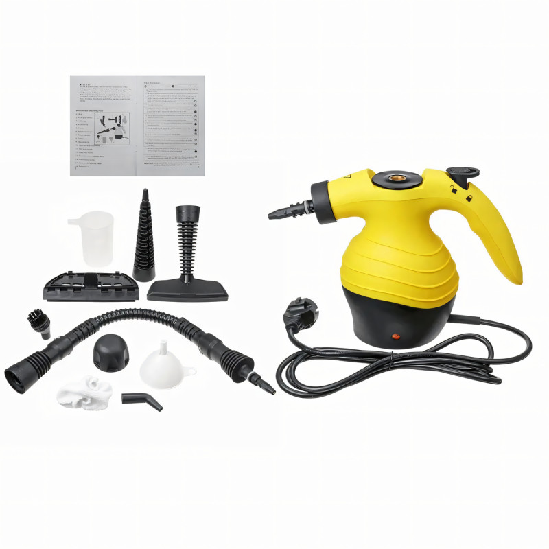 Пароочиститель Steam Cleaner DF-A001, электрический ручной отпариватель высокого давления 1050W, бытовой фото - 8