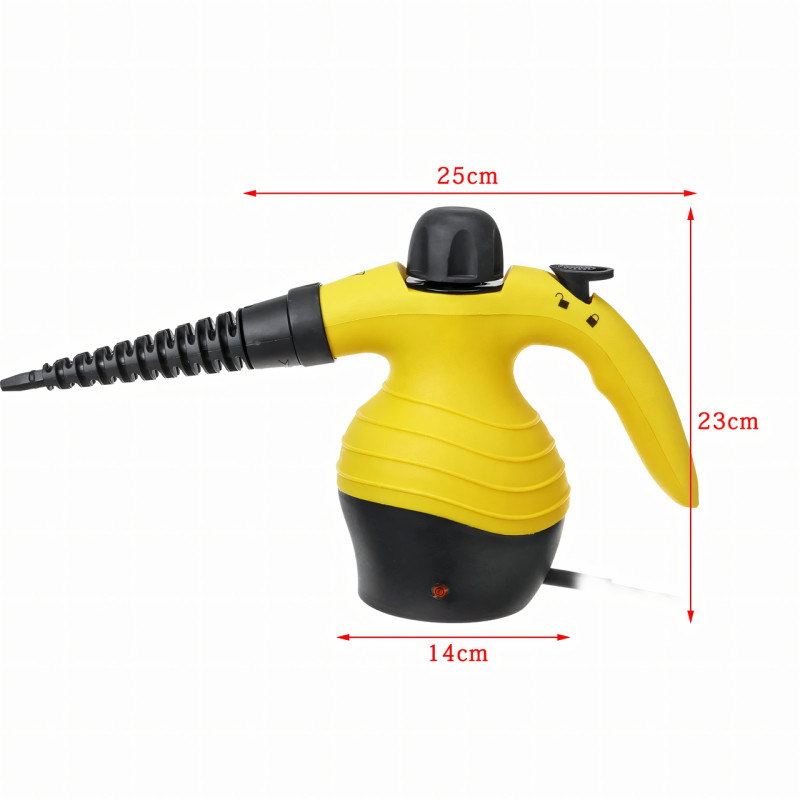 Пароочиститель Steam Cleaner DF-A001, электрический ручной отпариватель высокого давления 1050W, бытовой фото - 6