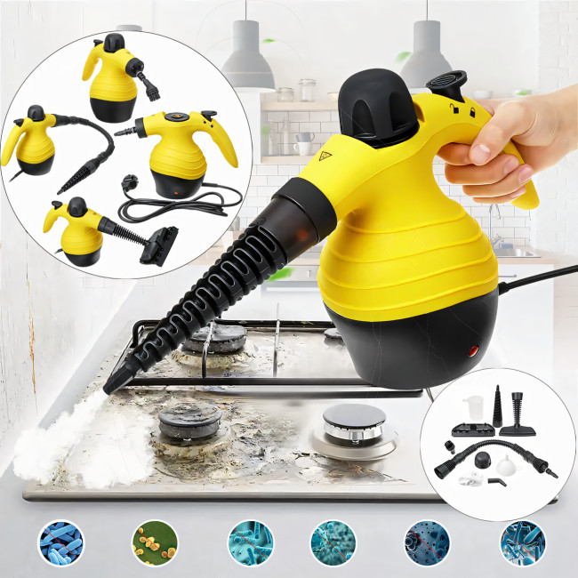 Пароочиститель Steam Cleaner DF-A001, электрический ручной отпариватель высокого давления 1050W, бытовой