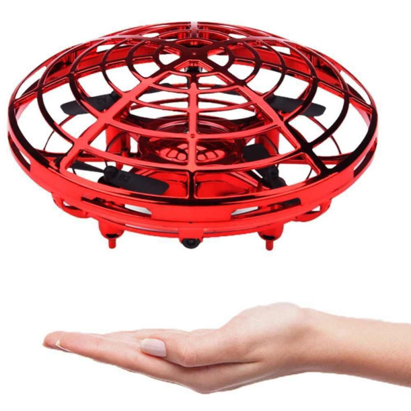 Дитячий дрон міні квадрокоптер UFO Hand pro LED Y1102, інтерактивний індукційний фото - 2