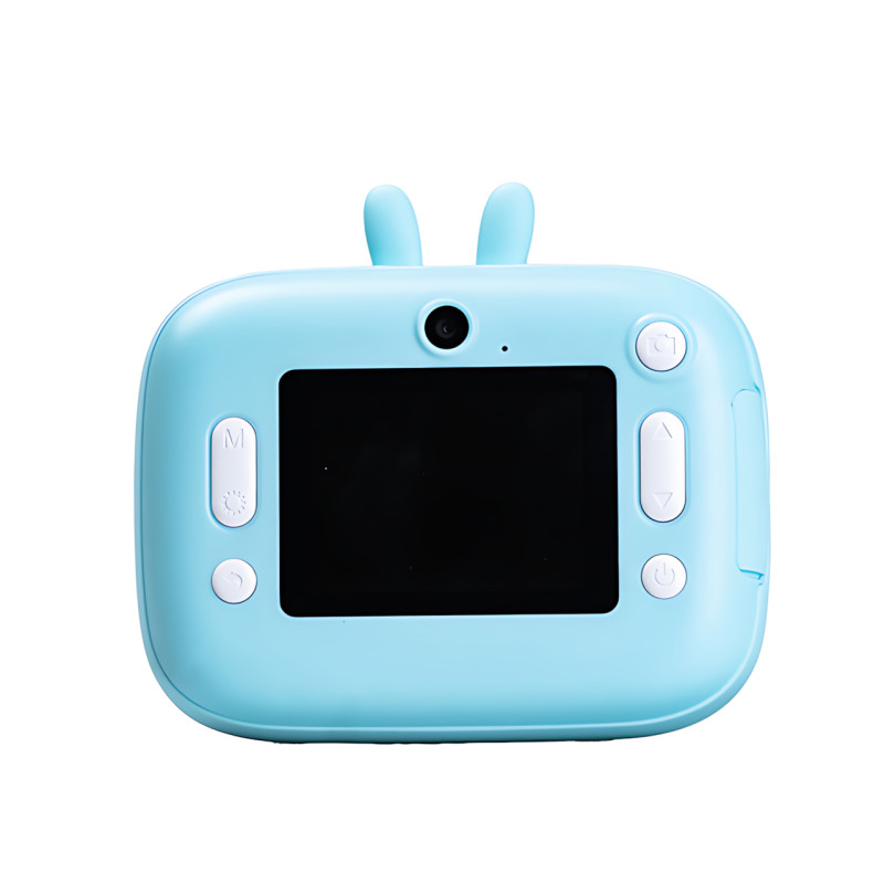 Фотоапарат миттєвого друку Print Camera MA458 — 1080 dpi, термодрук 57×30 мм, USB, Bluetooth, блакитний Рожевий фото - 3