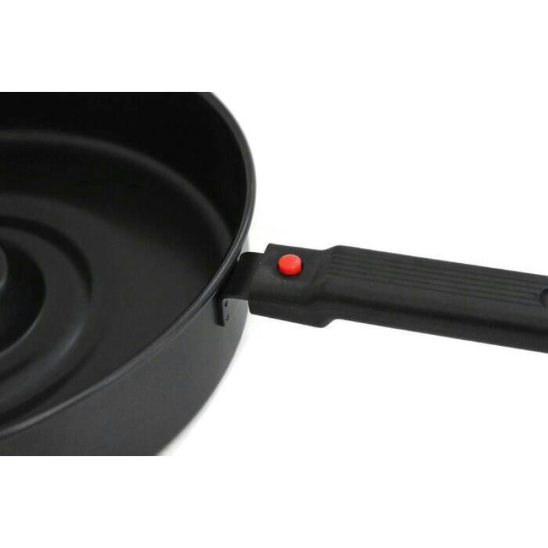 Універсальна сковорода Dry Cooker Kaitint Excellent, 26 см, чорна фото - 6