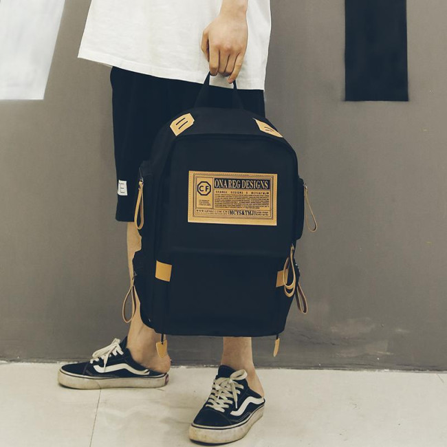 Міський британський рюкзак QP™ Onareg Designs 16л, унісекс, 5 кольорів Чорний