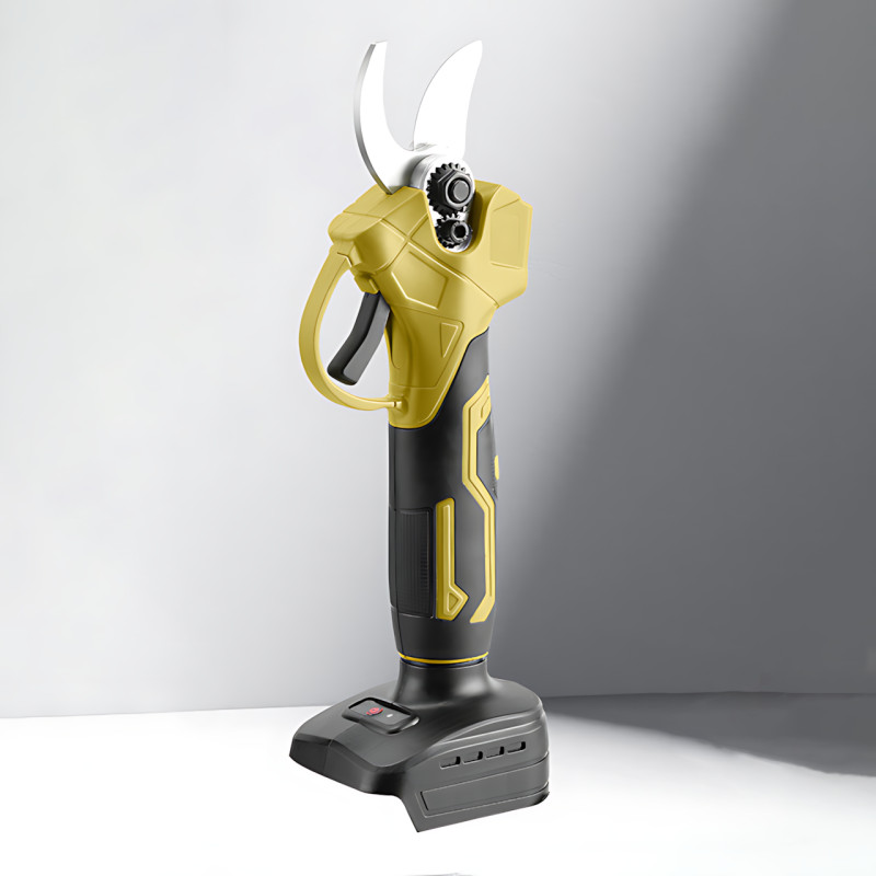 Аккумуляторный секатор для сада в кейсе, 2 АКБ Li-Ion, бесщеточный двигатель, диаметр реза до 40&ndash;45 мм, электрический садовый фото - 7