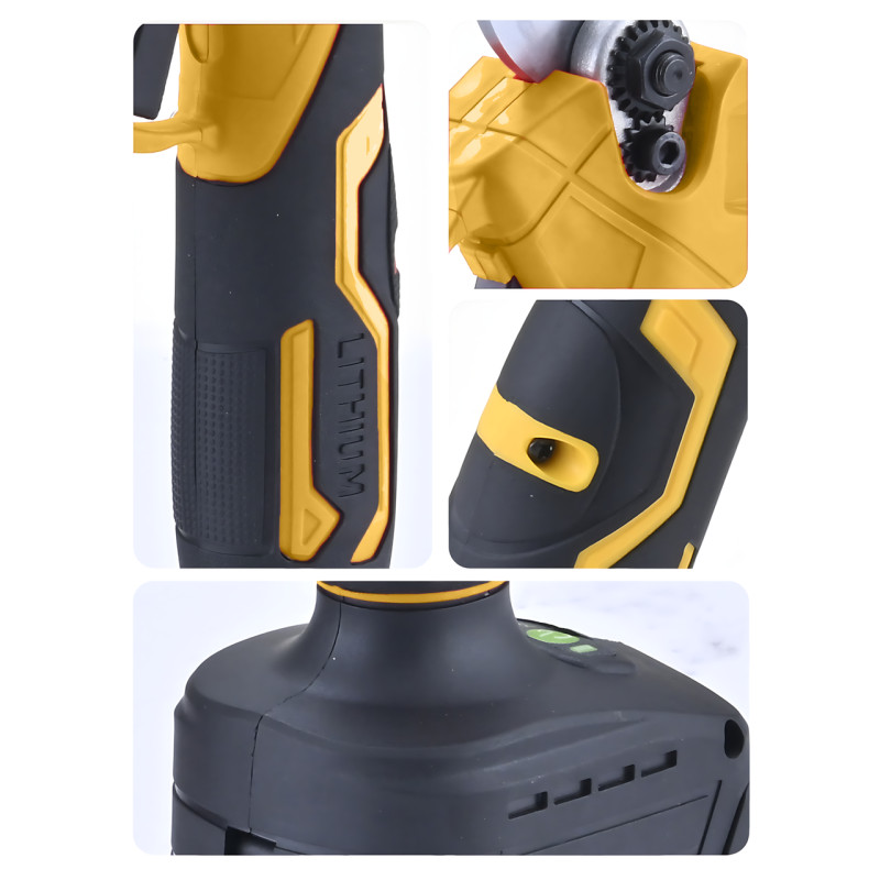 Аккумуляторный секатор для сада в кейсе, 2 АКБ Li-Ion, бесщеточный двигатель, диаметр реза до 40&ndash;45 мм, электрический садовый фото - 9