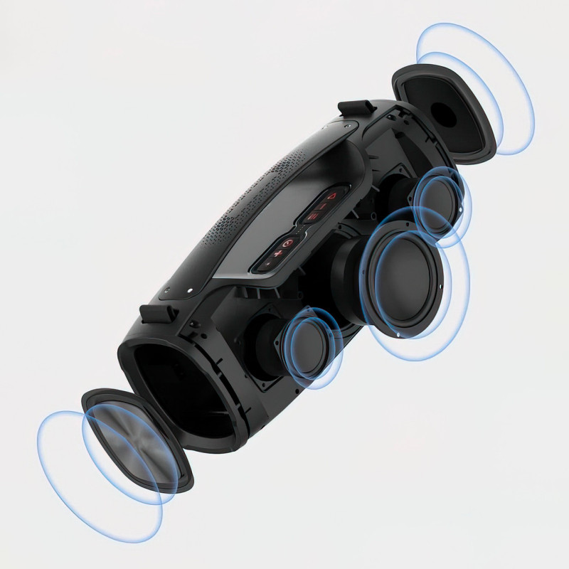 Портативная bluetooth колонка HOPESTAR A6 X, 6000мАч, 55Вт Зеленый фото - 10