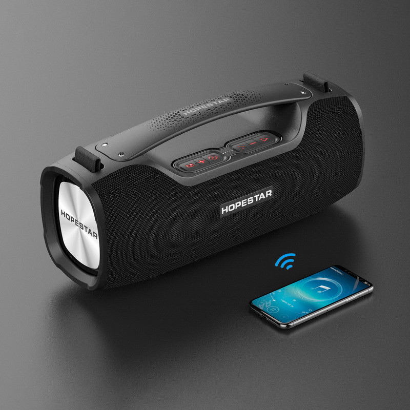 Портативная bluetooth колонка HOPESTAR A6 X, 6000мАч, 55Вт Зеленый фото - 7