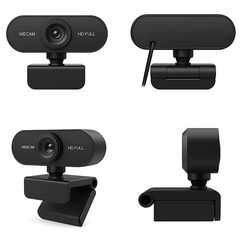 Вебкамера WEB Camera USB05 Full HD 1080p з мікрофоном, шумозаглушенням, USB 2.0/3.0, кут 90°, кабель 5 м, для ПК, ноутбука фото - 7