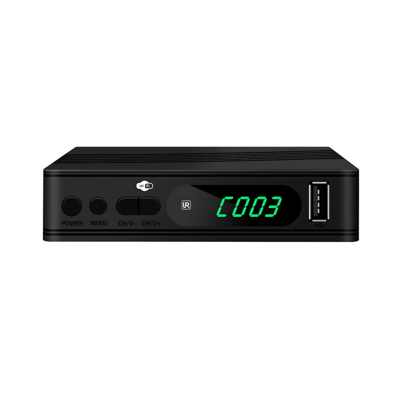 Тюнер DVB-T2 0967 з підтримкою wi-fi адаптера 5-12v (з екраном), приставка Т2 YouTube IPTV HDMI USB фото - 2