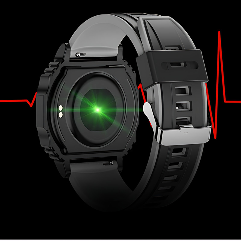 Смарт-годинник Smart Watch B3-2 з пульсометром, крокоміром і повідомленнями, екран 1.33| 320&times;240, Bluetooth 4.2, IP67, Android/iOS фото - 7