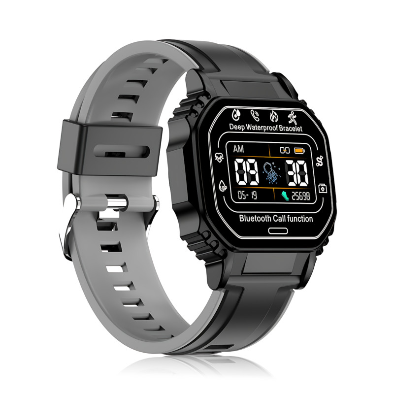 Смарт-годинник Smart Watch B3-2 з пульсометром, крокоміром і повідомленнями, екран 1.33| 320&times;240, Bluetooth 4.2, IP67, Android/iOS фото - 3
