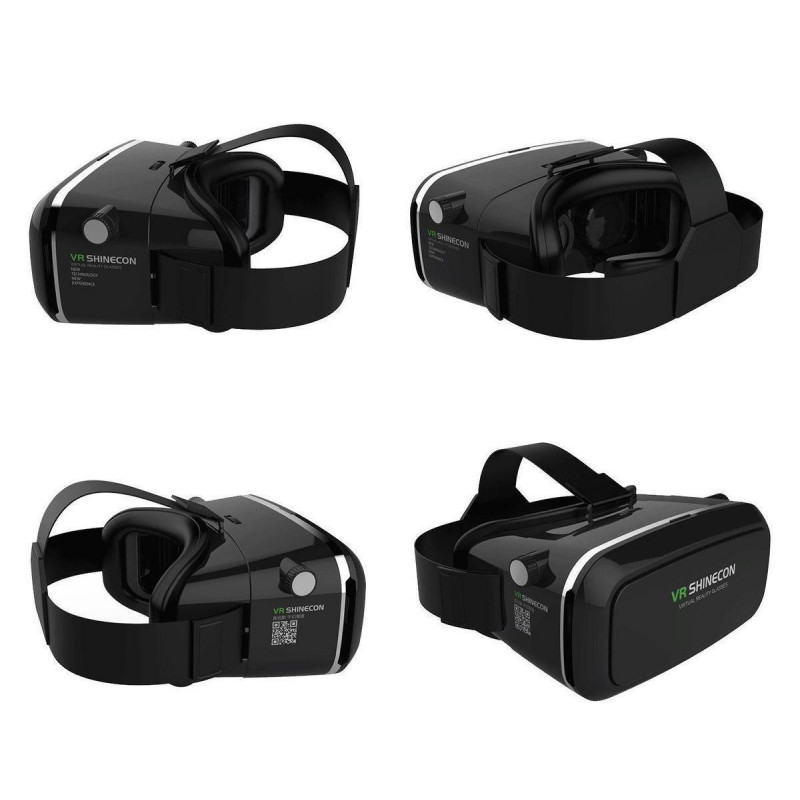 Шлем виртуальной реальности VR BOX Shinecon 6,0 3D с пультом, Черный фото - 5