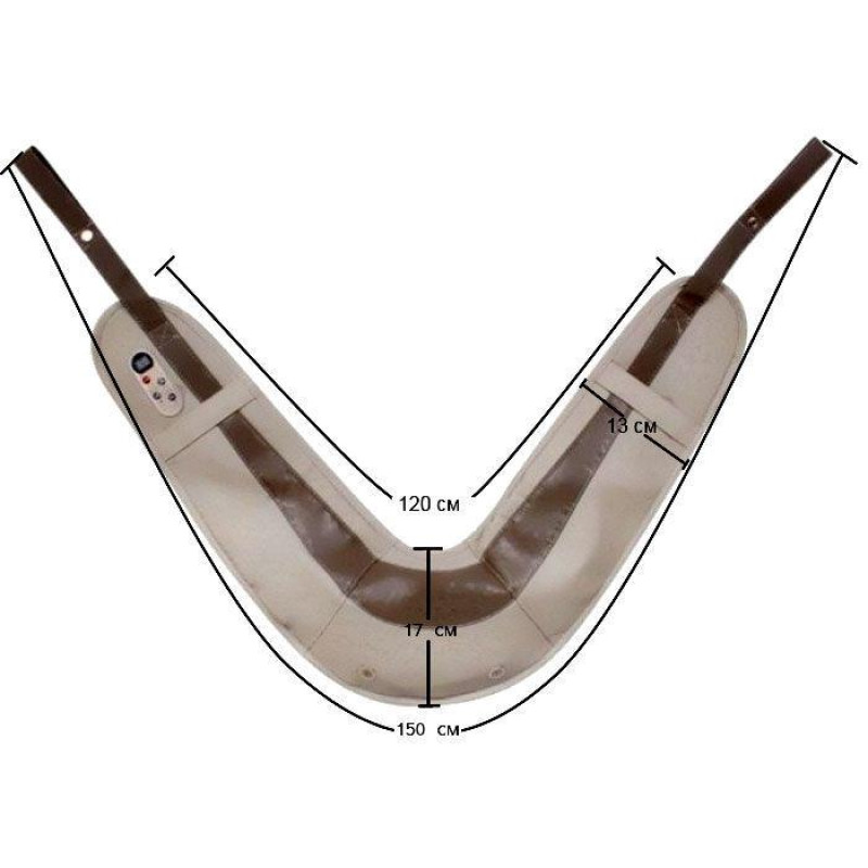 Вибро массажер для всего тела 3D Wellneo Cervical Massage Shawls здоровье. 4 в 1, шиацу, серый фото - 4