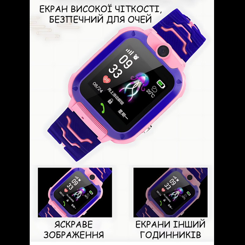 Дитячий смарт-годинник HOCO Y105, 1.44| LCD 128 &times; 128, SIM 2G (GSM), LBS-трекер, камера, Micro Chat, мікрофон і динамік, 400 mahою фото - 7