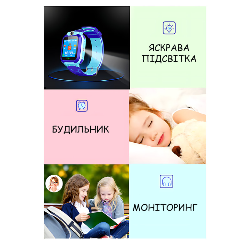 Дитячий смарт-годинник HOCO Y105, 1.44| LCD 128 &times; 128, SIM 2G (GSM), LBS-трекер, камера, Micro Chat, мікрофон і динамік, 400 mahою фото - 5