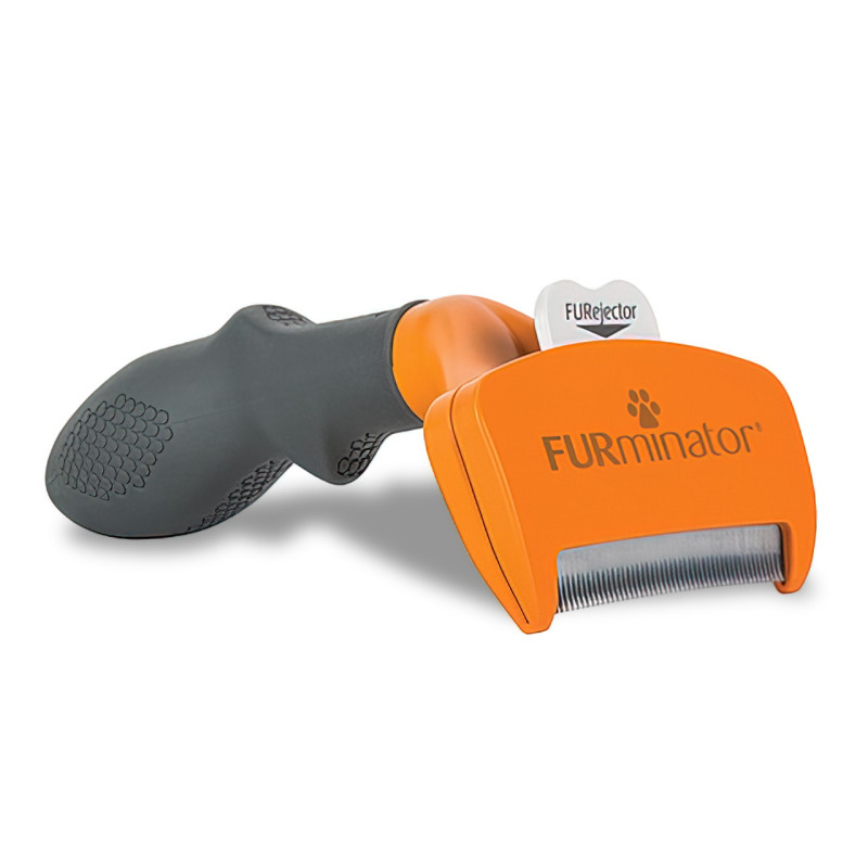 Фурмінатор для вичісування собак FURminator AD-23M1-M2 з кнопкою для чищення шерсті, розмір M, лезо 6.5 см фото - 3
