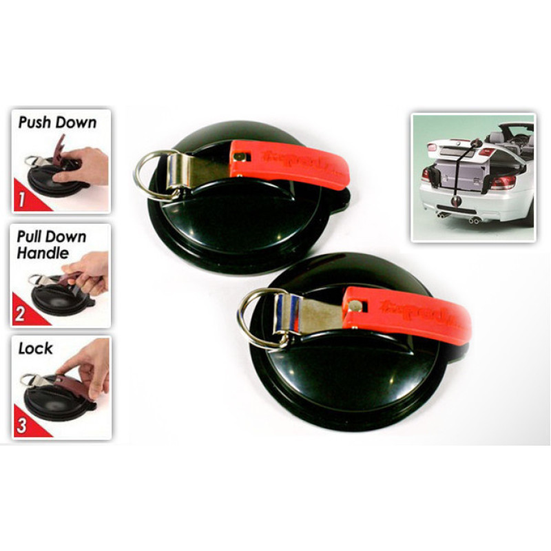 Фіксуючі вакуумні присоски для кріплення на автомобілі Suction Anchor Plus фото - 2