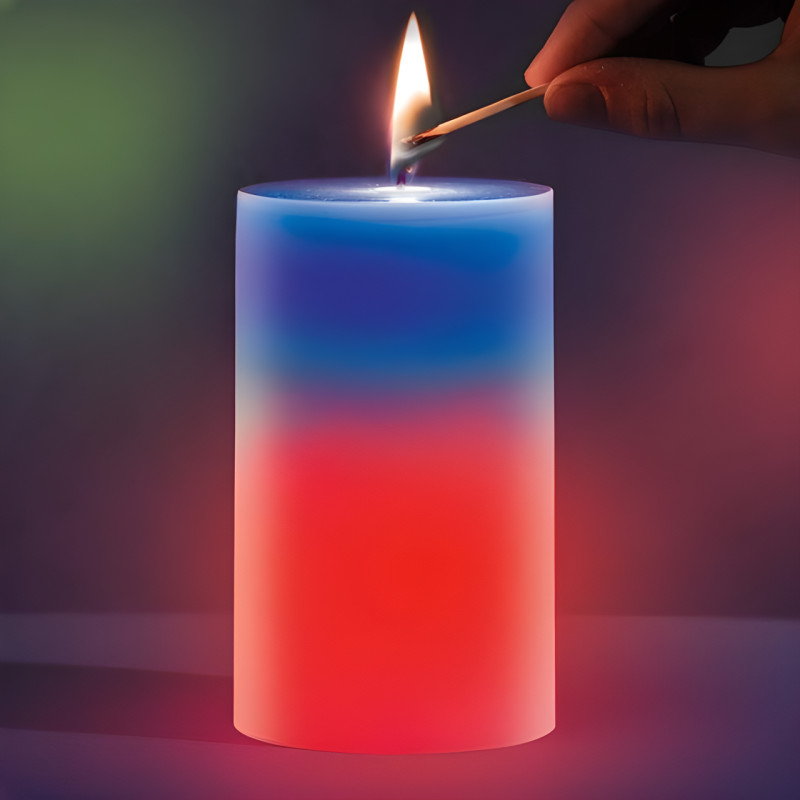 Восковая свеча с подсветкой до 25 часов работы Candled Magic 7 color фото - 3