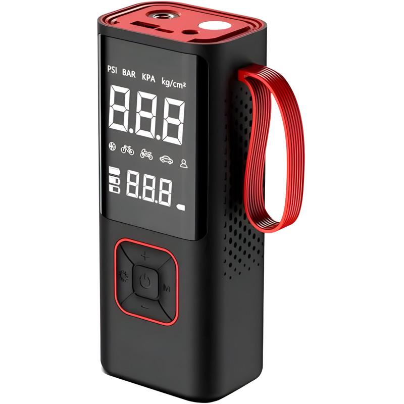 Компресор акумуляторний для Автомобілів і велосипедів до 8 bar Car Air Pump ATJ-6988 фото - 5