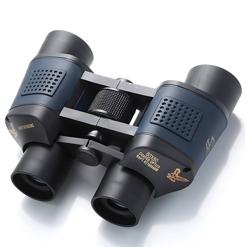 Водостійкий універсальний бінокль Binoculars 60X60 для полювання і риболовлі, двотрубний бінокль у чохлі фото - 5