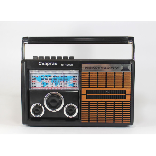 Портативне радіо Спартак CT 1200 з MP3 USB та AUX