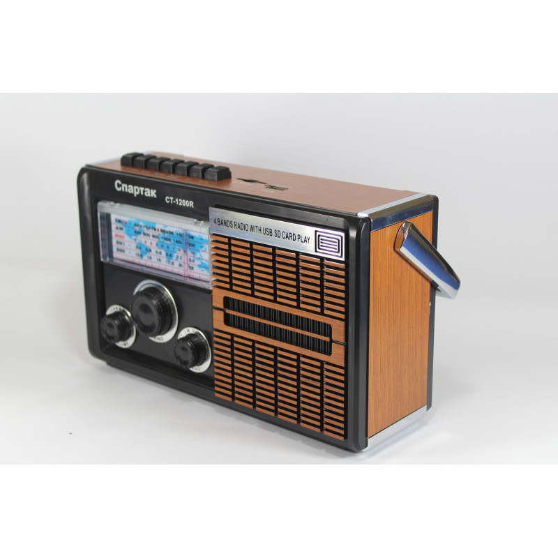 Портативне радіо Спартак CT 1200 з MP3 USB та AUX фото - 2