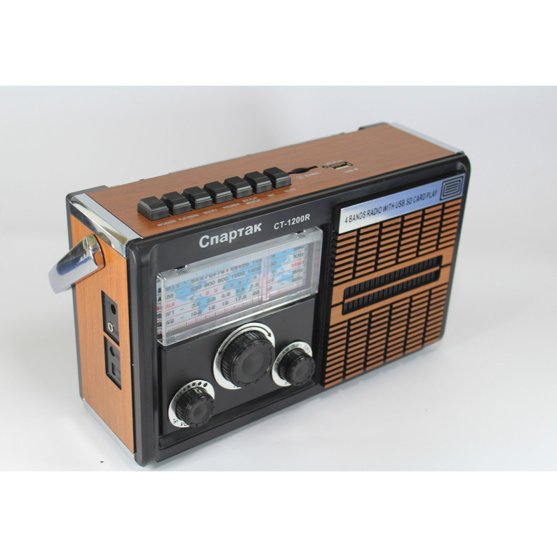 Портативне радіо Спартак CT 1200 з MP3 USB та AUX фото - 3