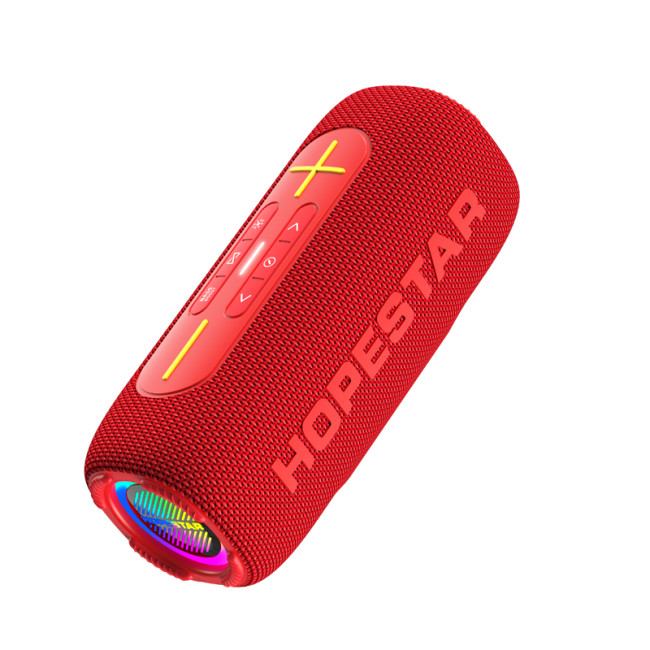 Портативная беспроводная колонка Hopestar P32max, 55w, 8800 mAh, Защита от влаги Ipx 7 Красный