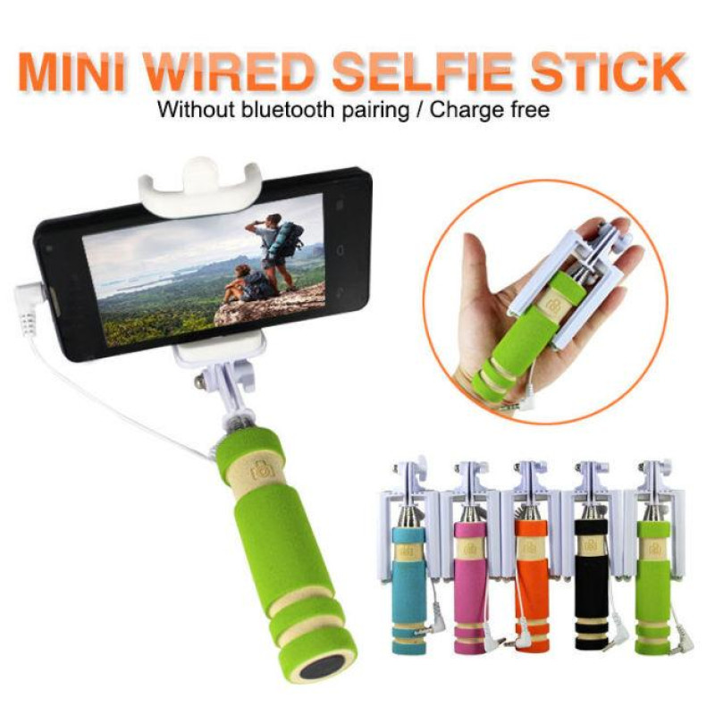 Мини монопод для телефона Selfie Mini, разные цвета фото - 2