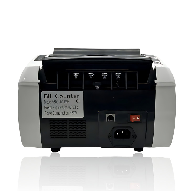 Счетная машинка для денег Bill Counter 9800MG, 900 банкнот/мин, УФ и магнитные датчики, мультивалютность, 220В фото - 5