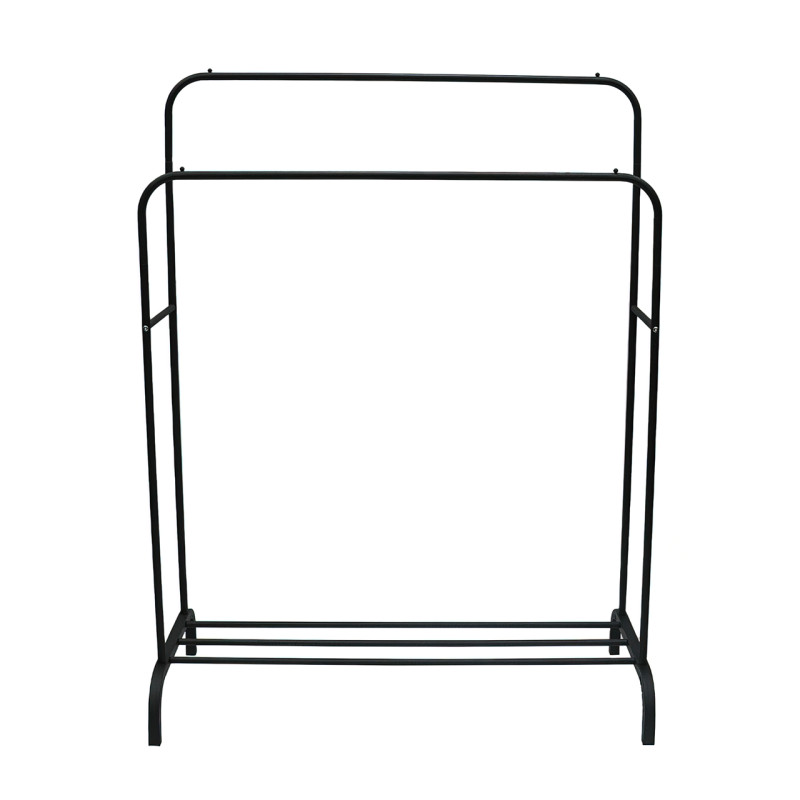 Двойная стойка вешалка Double floor Hanger для одежды с полкой для обуви, 145х110 см, до 30 кг фото - 4