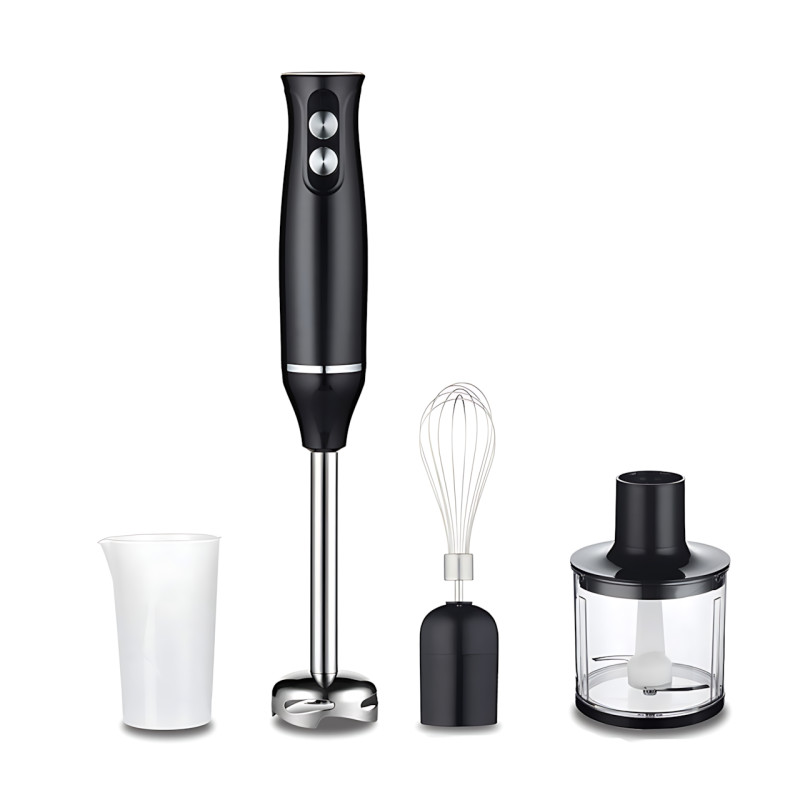 Погружной блендер Sokany SK-1710-4 4 в 1, 500 Вт, 2 скорости, насадки: венчик, измельчитель, стакан фото - 2