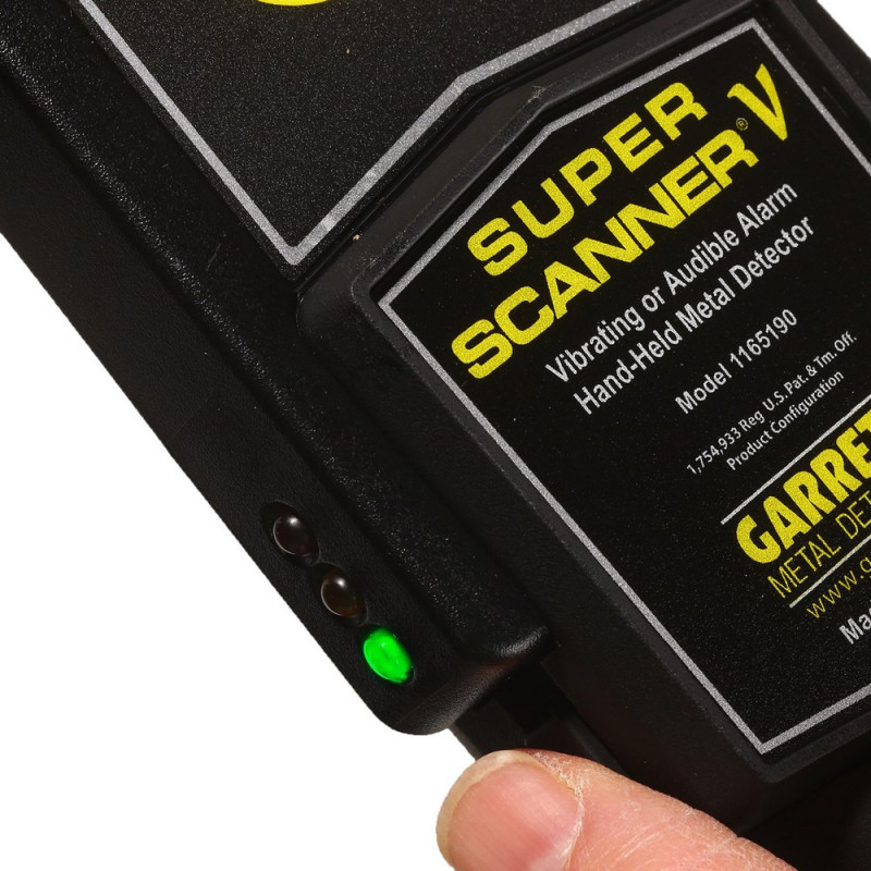 Високочутливий ручний металодетектор Garrett Super Scanner V, чорний фото - 6