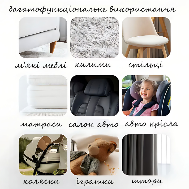 Пароочиститель моющий пылесос Hoffmans HM-9088, 800 Вт, ≥16 кПа, баки 1900/1200 мл, для мебели, ковров, авто фото - 4