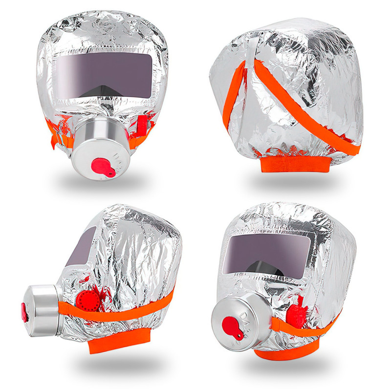 Маска-противогаз Fire Mask TZL-30 до 30 минут в задымленном помещении фото - 5