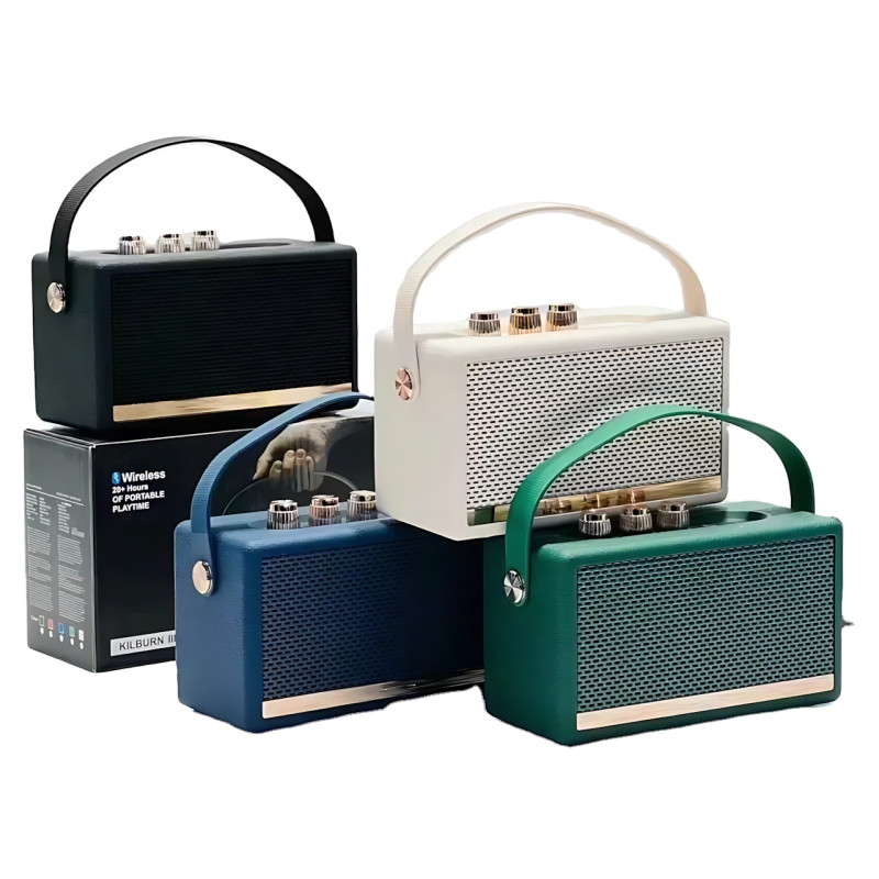 Портативная колонка MARSHALL l Killburn W4 – 5 Вт, Bluetooth 5.1, FM-радио, TWS, до 5 часов работы Бежевый фото - 4