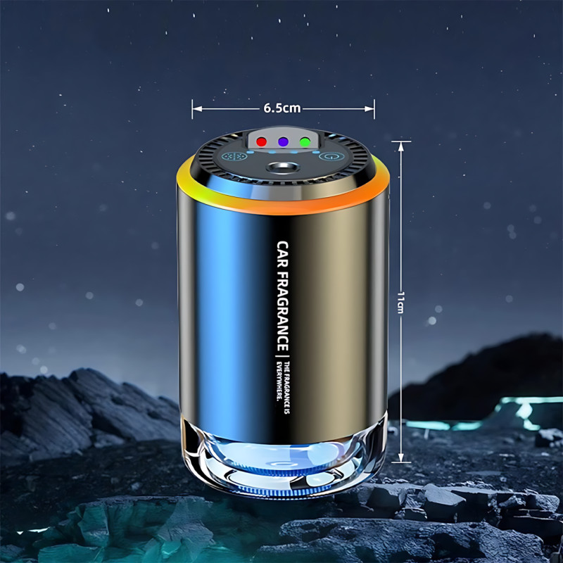 Увлажнитель и ароматизатор для авто с лазером, автоматический аромадиффузор "Коллаген" RGB подсветка, 50 мл, USB, AfterMarket фото - 10