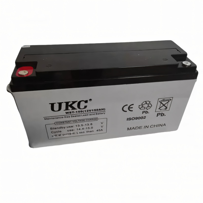Акумулятор BATTERY 12 V 150 A UKC з герметичною гелевою батареєю фото - 2