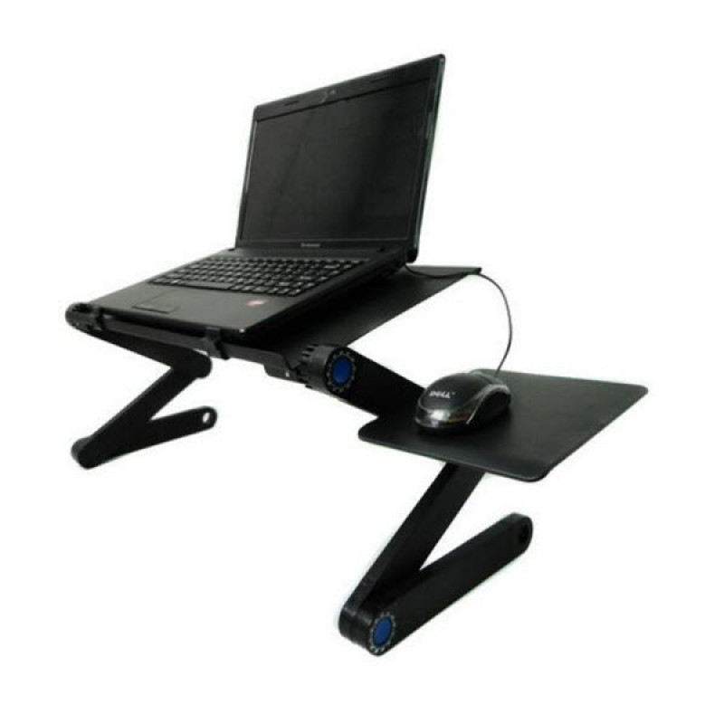 Багатофункціональний Столик трансформер для ноутбука Laptop Table T8, активне охолодження фото - 4