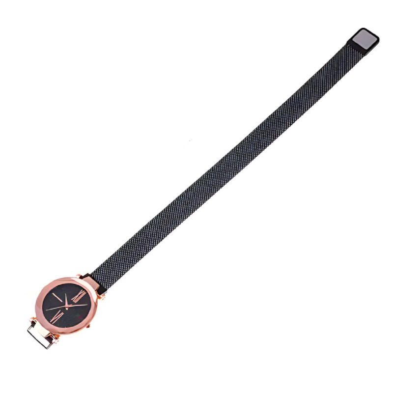 Женские часы Starry Sky Watch на магнитном браслете, черные фото - 4