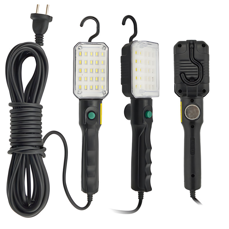 Фонарь-переноска BL-9025 для СТО с магнитом, COB LED, 1000 Лм, кабель 9 м, 220В, влагозащита IP44 фото - 2