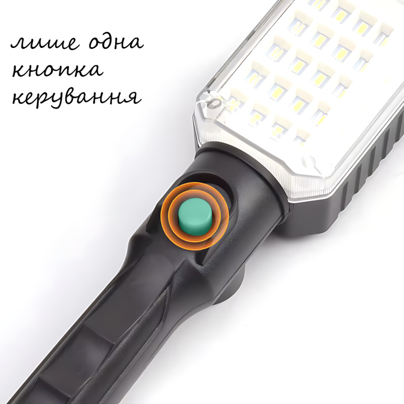 Фонарь-переноска BL-9025 для СТО с магнитом, COB LED, 1000 Лм, кабель 9 м, 220В, влагозащита IP44 фото - 6