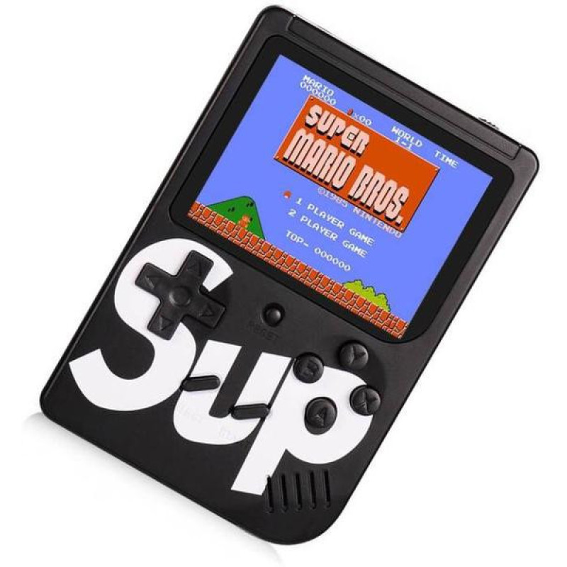Портативная 8-ми битная Игровая консоль SUP game box PLUS, 400 ретро игр, Black edition игровая приставка фото - 4