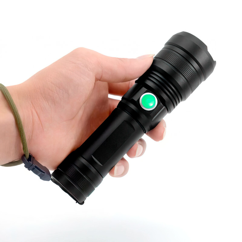 Ліхтарик акумуляторний ручний X-Bail BL-1827-P90, 500 м, ударостійкий, вологозахищений фото - 7