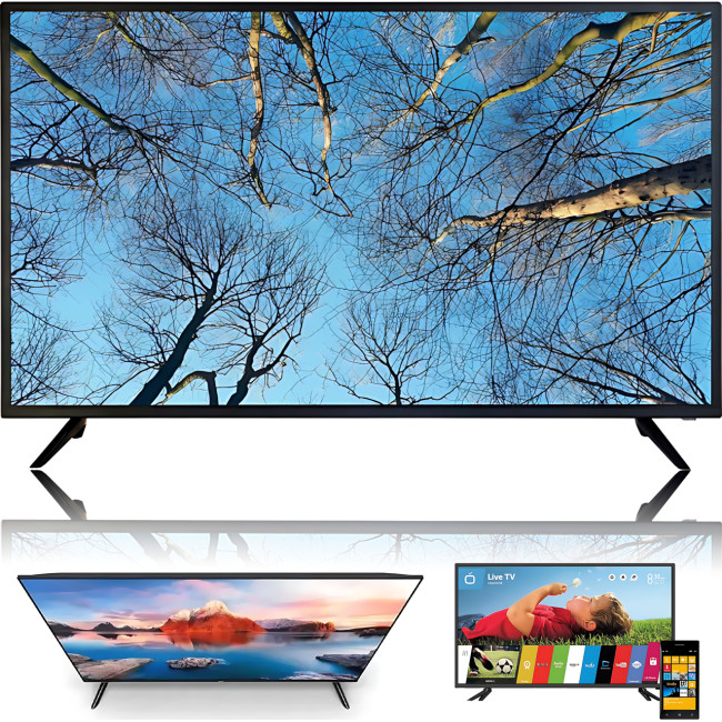 Телевізор L45 Smart T2 45" UHD 4K, Android 13, Dolby Digital, Smart TV, HDR, Smart Home, 1.5 ГБ, 8 ГБ, пульт